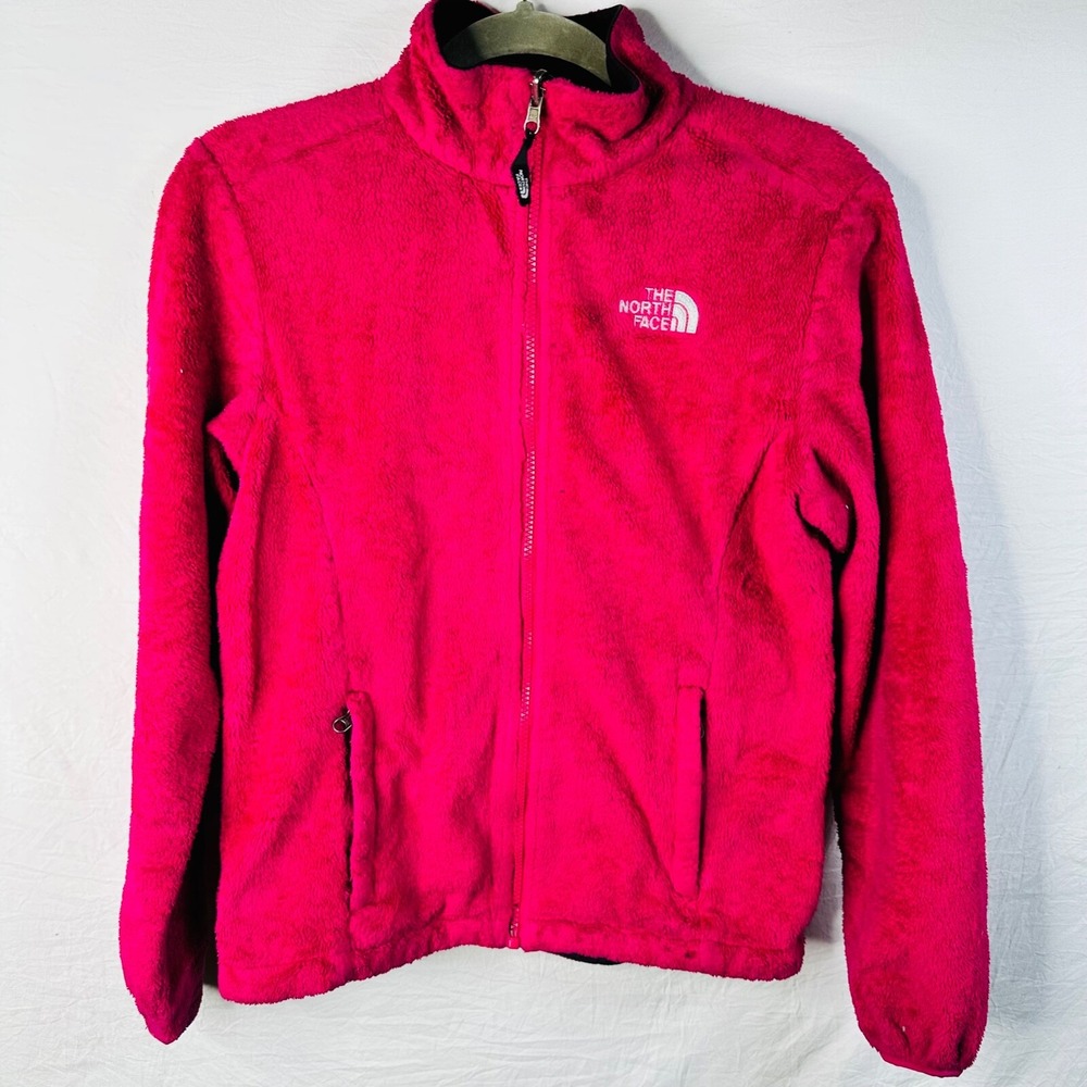 The North Face Women's‎ Full Zip Fleece Jacket Hot Pink Size Small